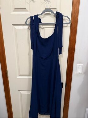 Reformation | Dresses | Reformation Tagliatelle Denim Midi Dress Euc Size 2  | Poshmark